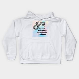 Snakes and Stones never broke my bones - Taylor Swift - Lover Kids Hoodie